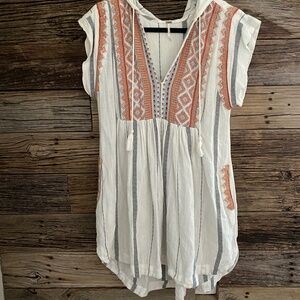 Free People Drift Away Embroidered Tunic